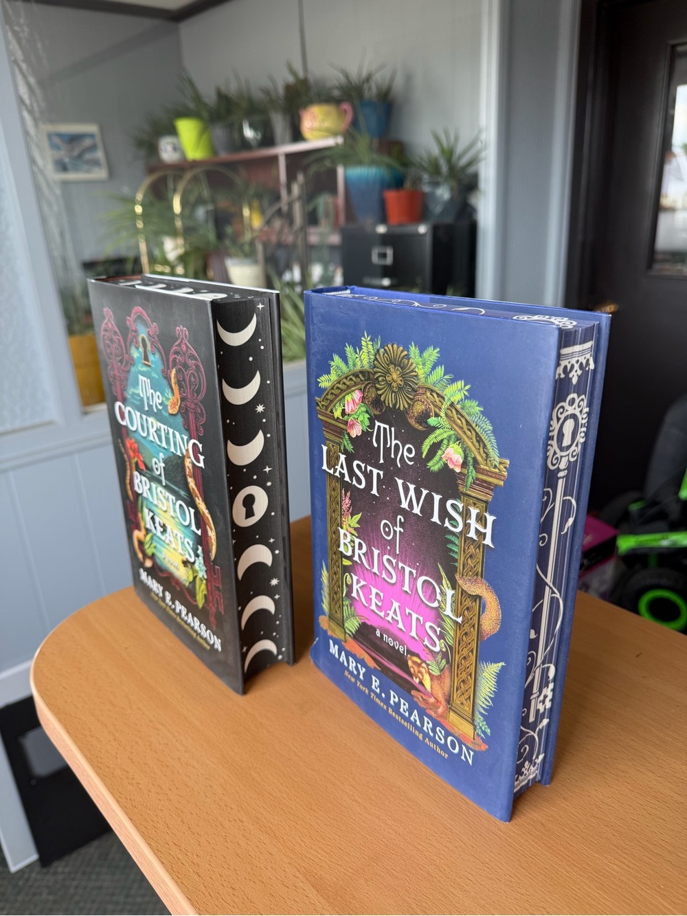 The Courting of Bristol Keates & Last Wish Hardcover Books with Sprayed Edges